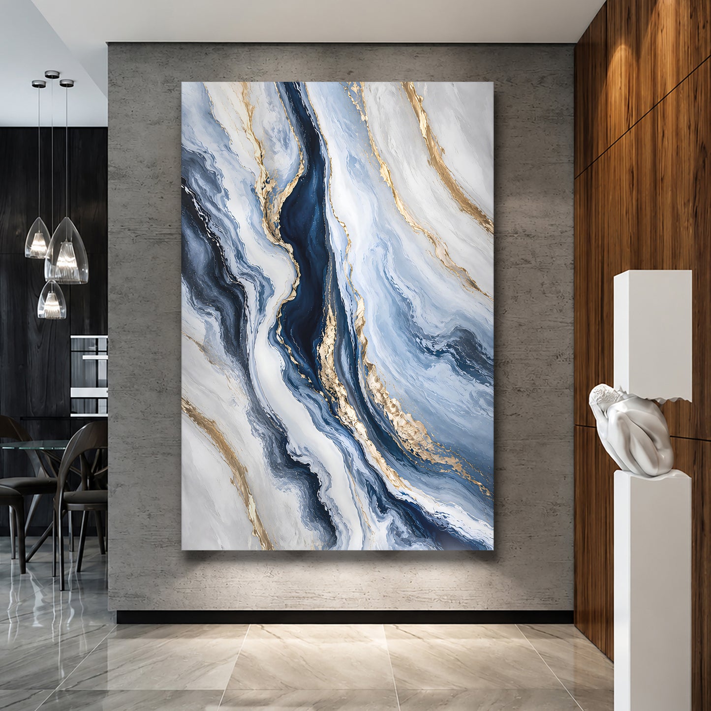 Azure Gold Cascade