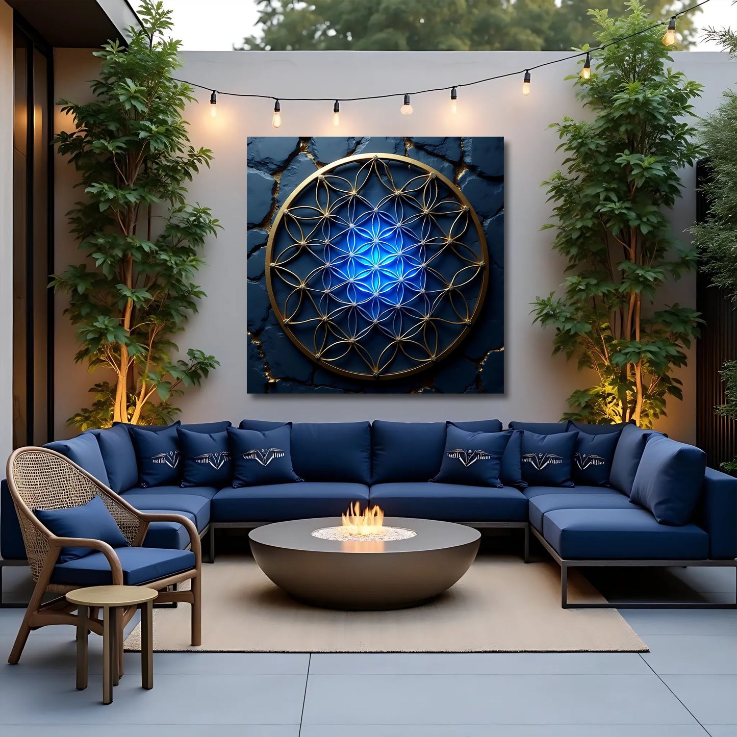 Flower Of Life Wall Art II