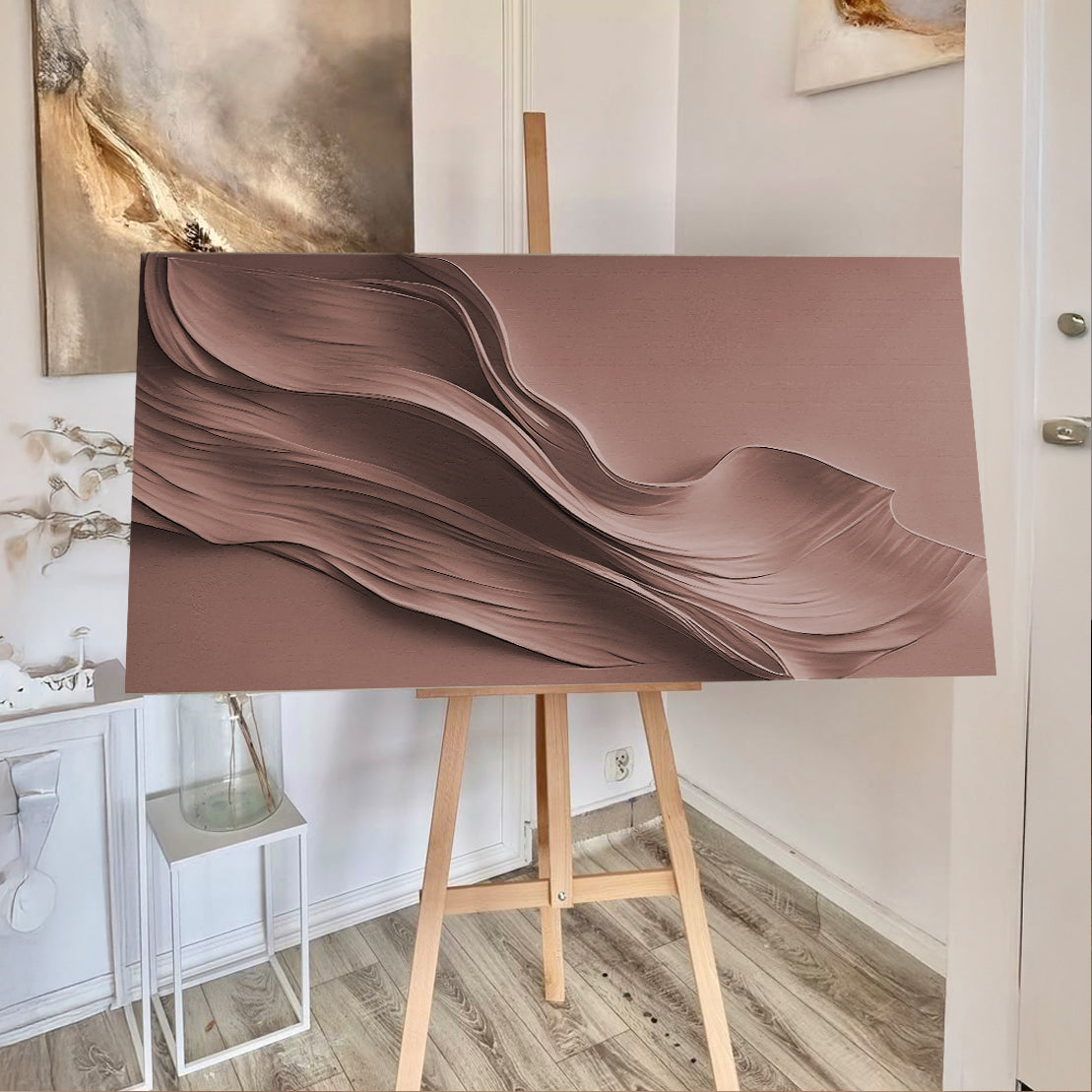 Warm Terracotta Minimalist Wall Art