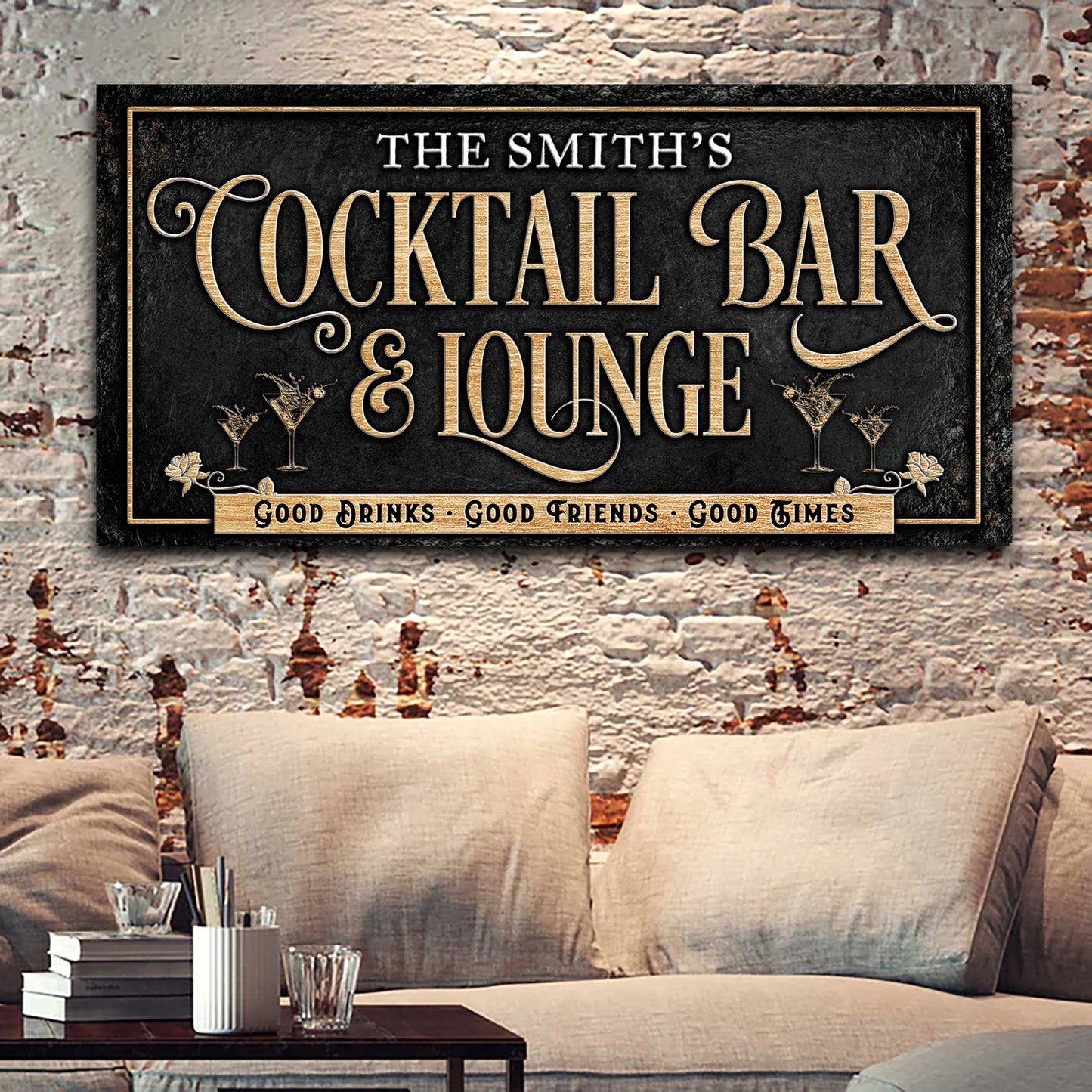 Cocktail Bar And Lounge Sign