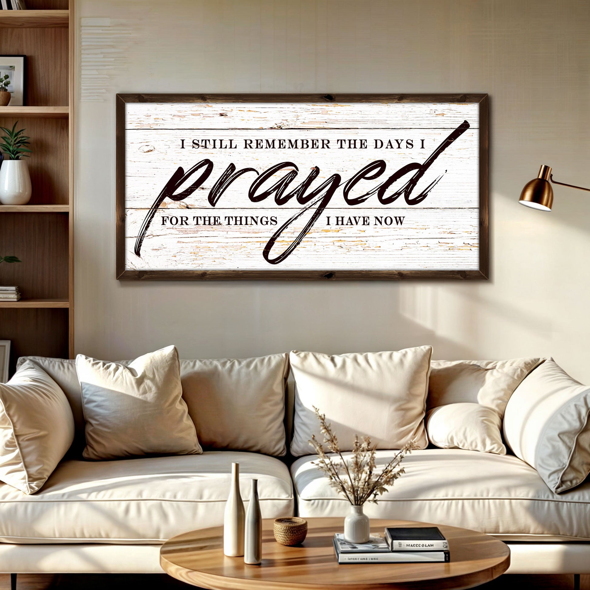 I Still Remember The Days I Prayed Faith Sign II