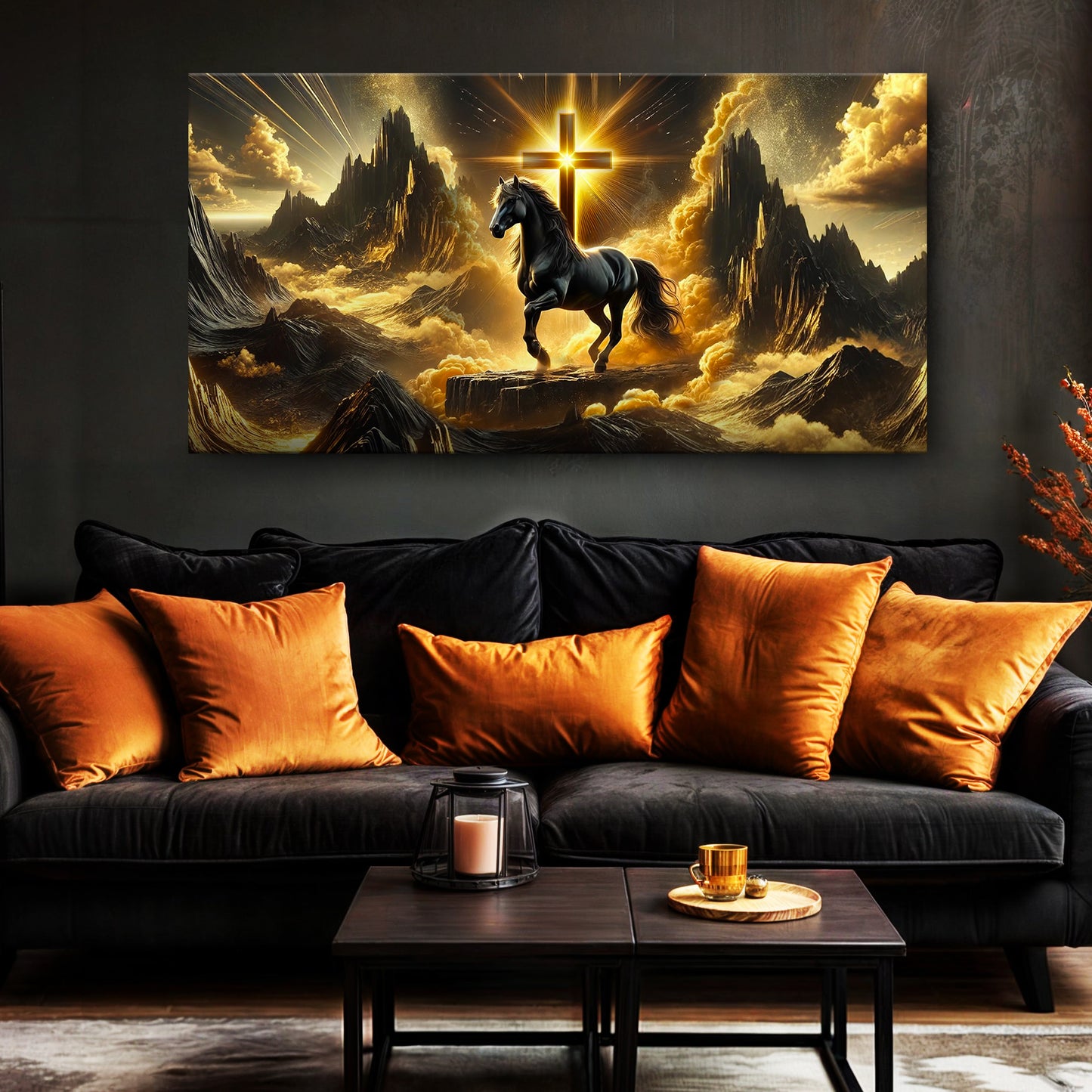 3D Horse Faith Wall Art