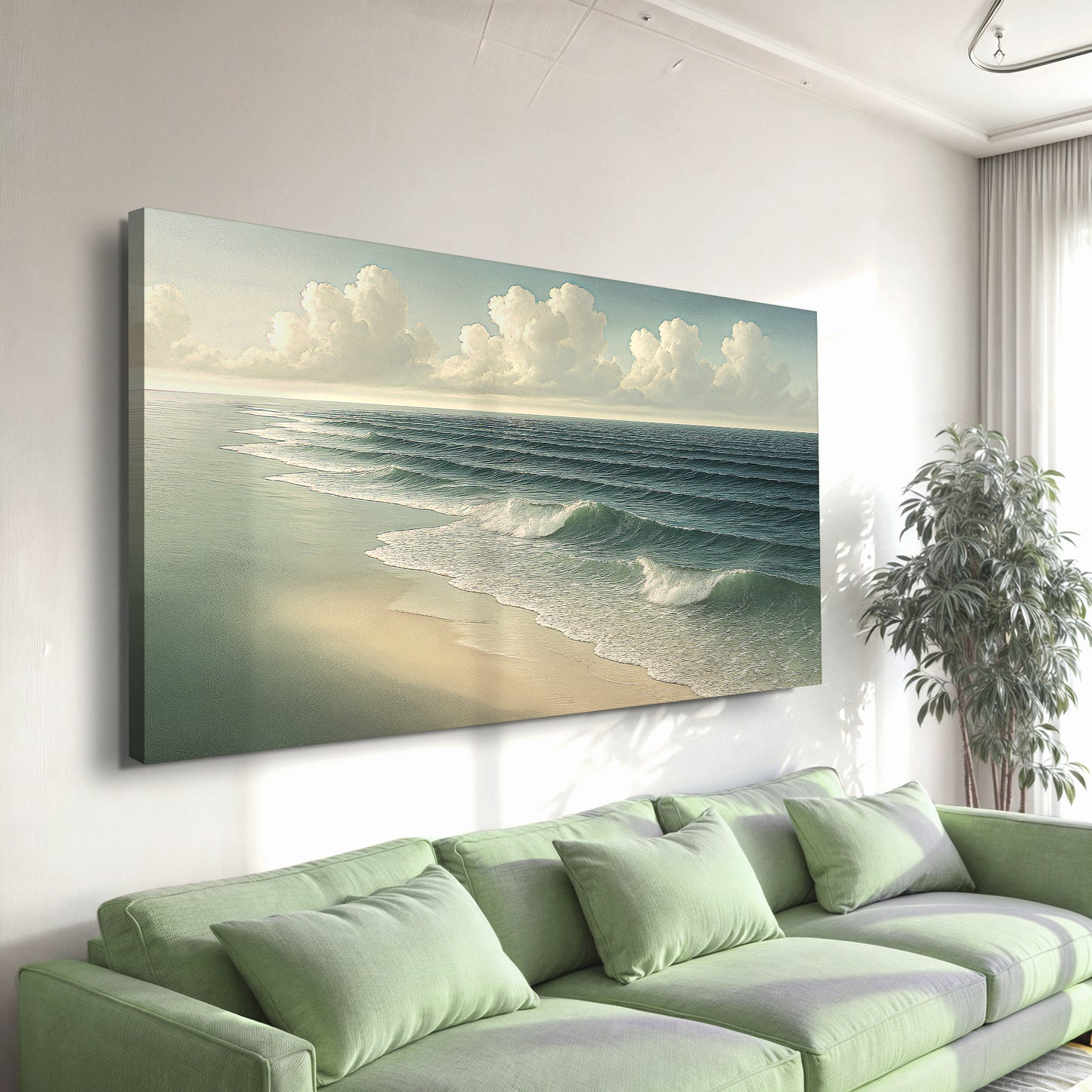 Beach Shoreline Coastal Wall Art VI