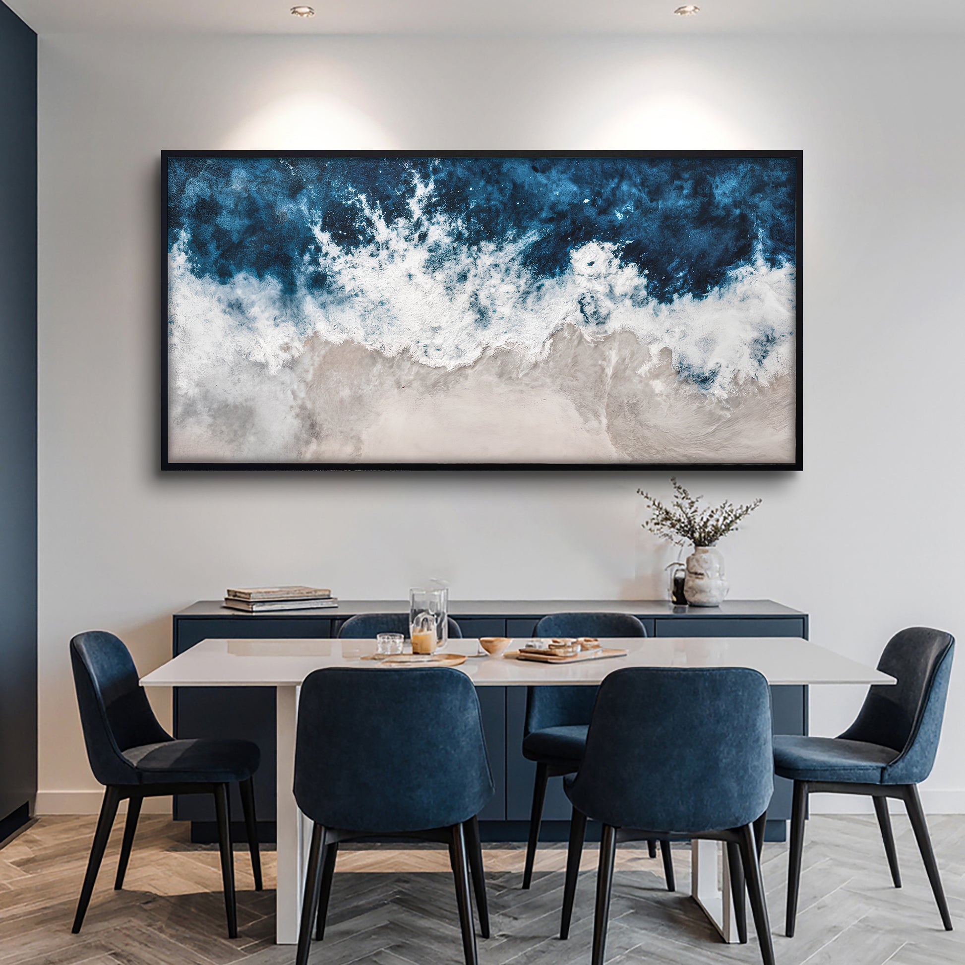 Indigo Ocean Coastal Wall Art
