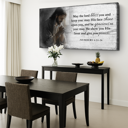 Numbers 6:24-26 - May The Lord Bless You Faith Sign V