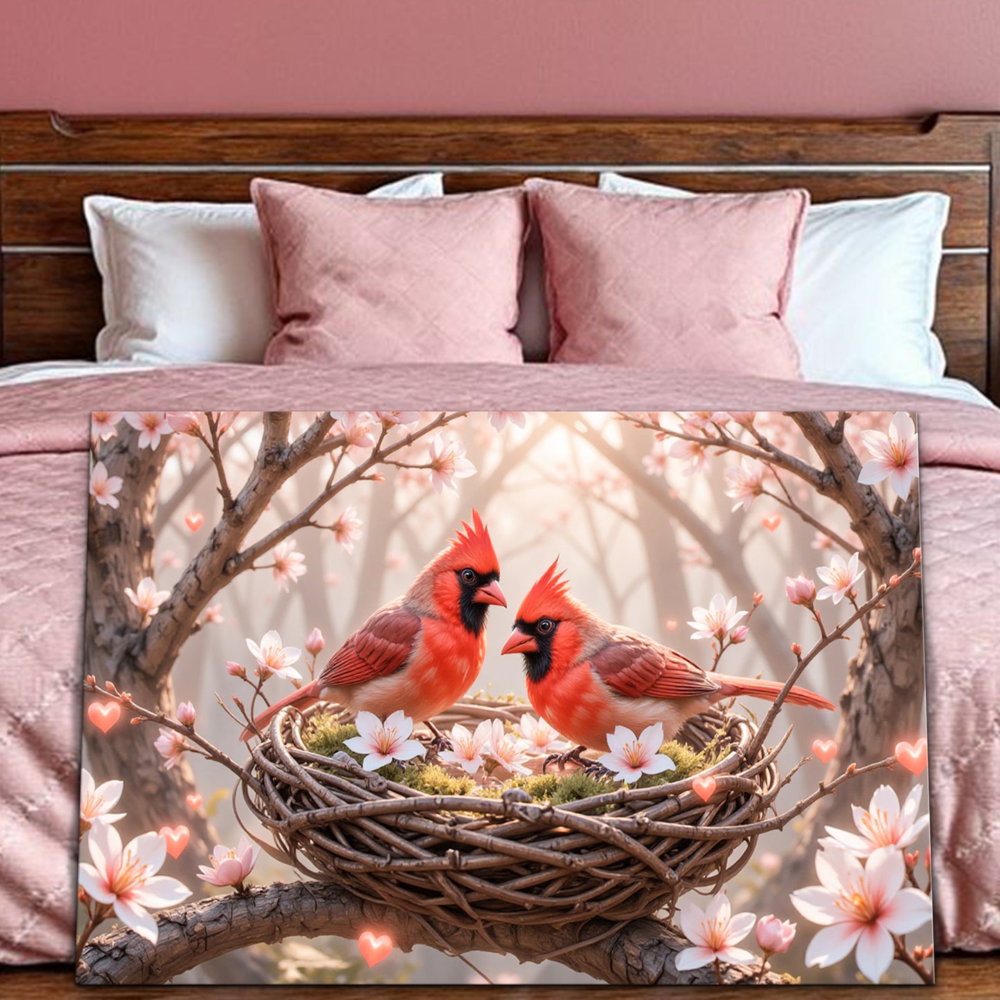 3D Cardinals Wall Art