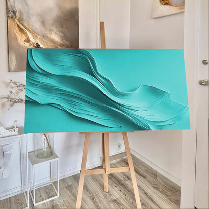 Turquoise Minimalist Wall Art