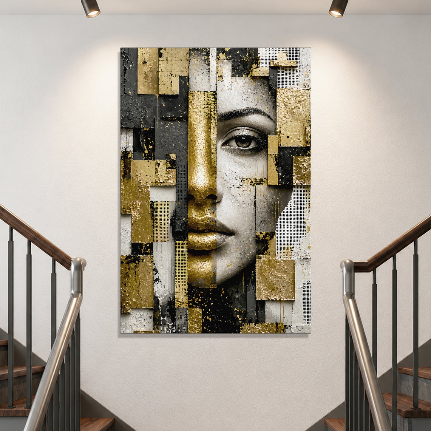 Abstract Geometric Portrait