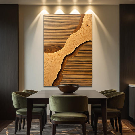 Wood Rift Wall Art