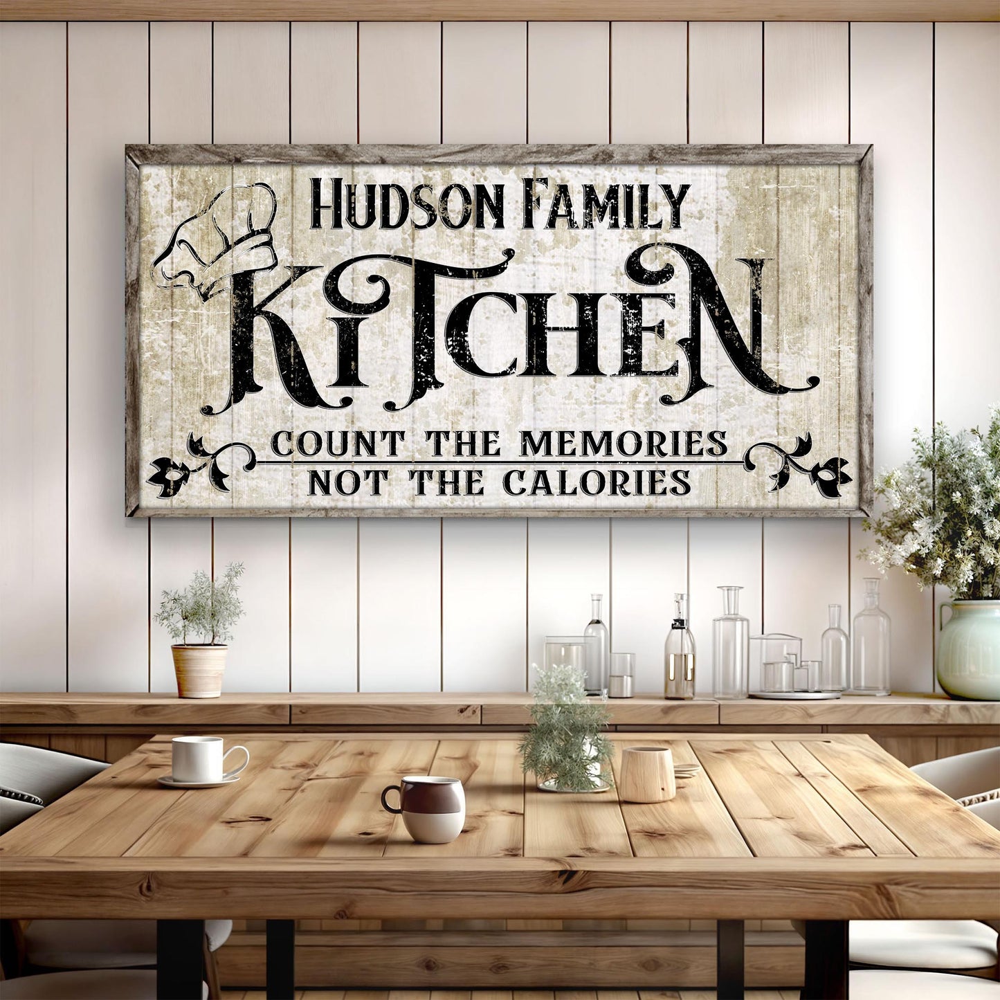 Kitchen Sign X Style 2 - Image by Tailored Canvases