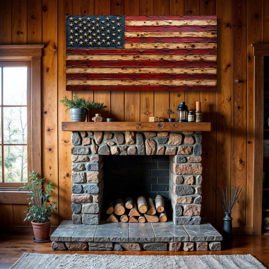 Old Glory American Flag Wall Art