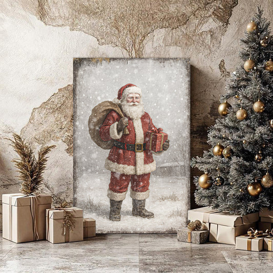Santa Christmas Wall Art