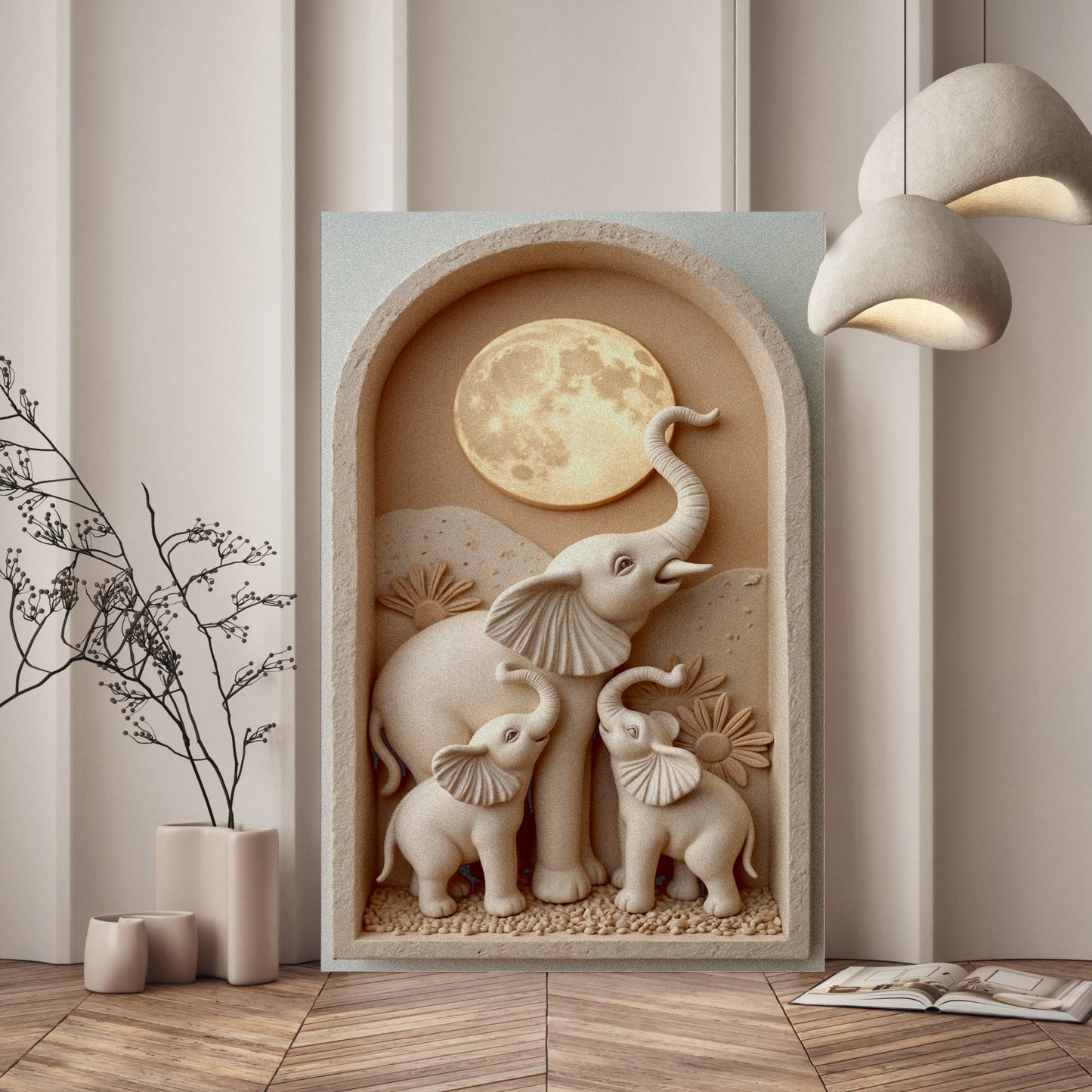 Elephant Harmony Wall Art