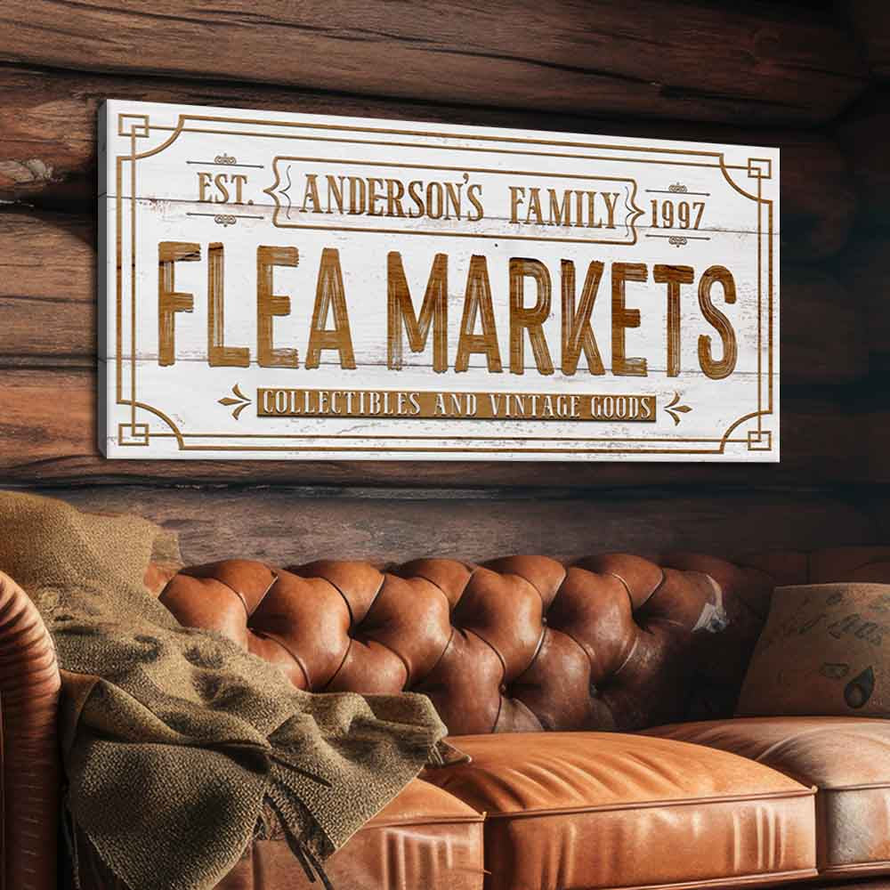 Family Flea Market Sign II