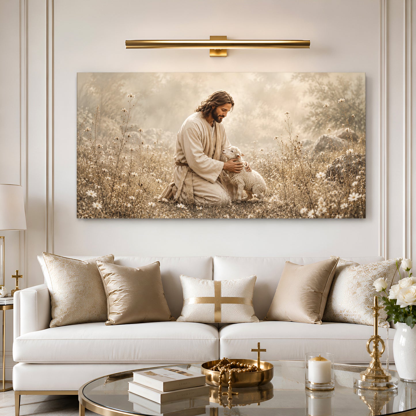 The Good Shepherd's Embrace