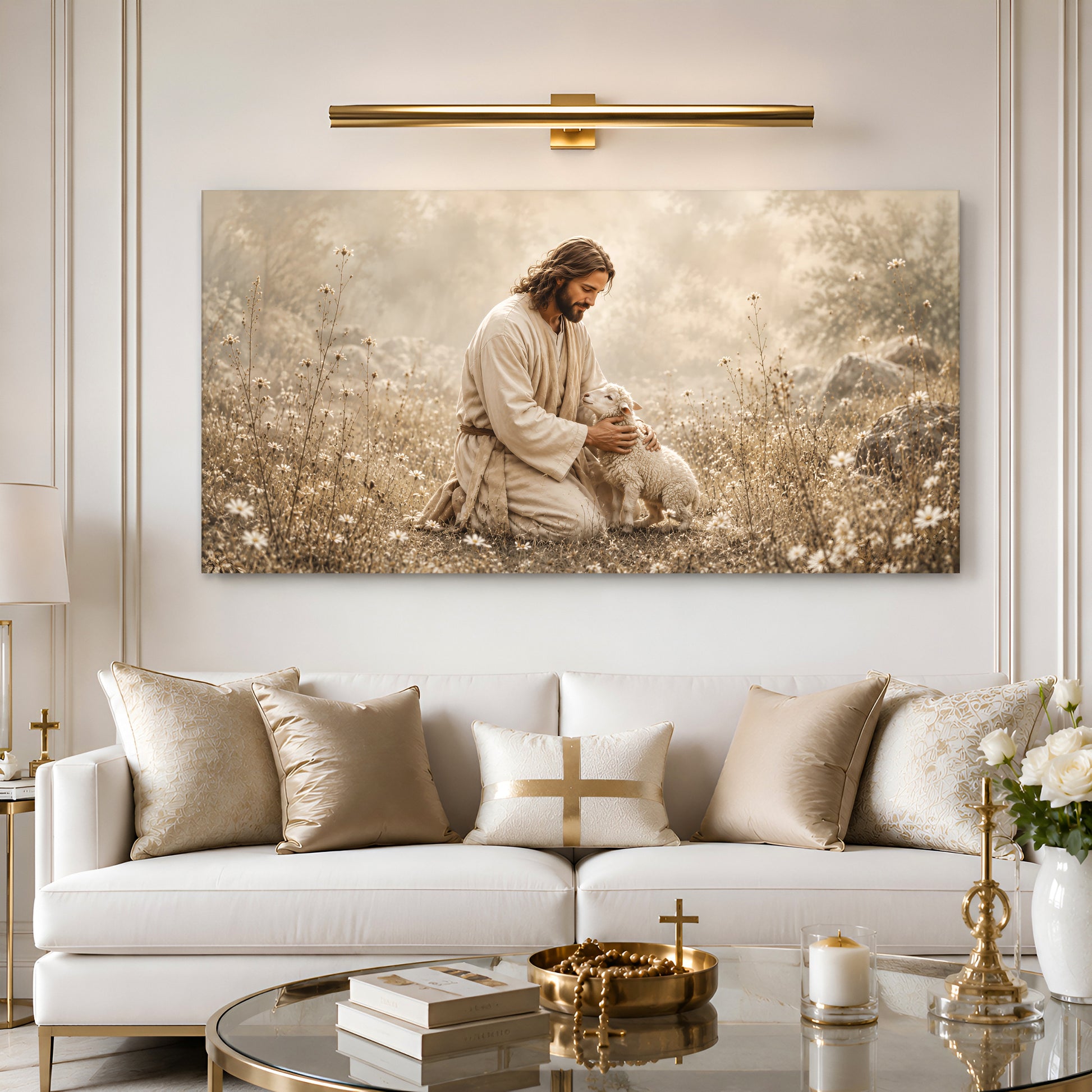 The Good Shepherd's Embrace