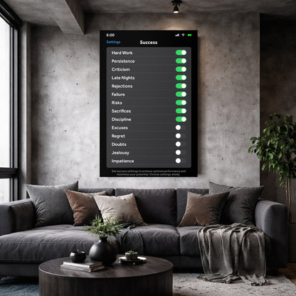 Setting For Success Wall Art