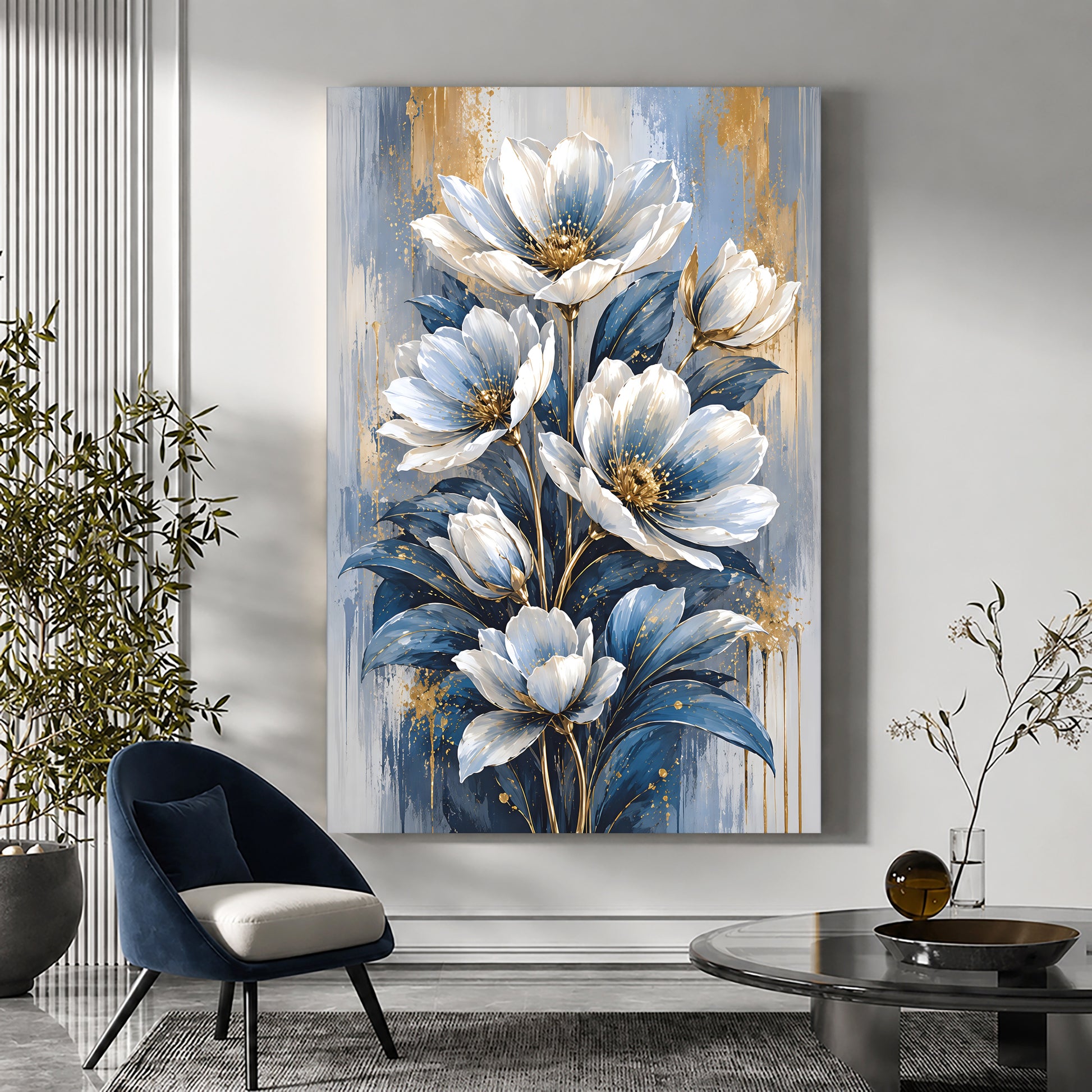 Blue Floral