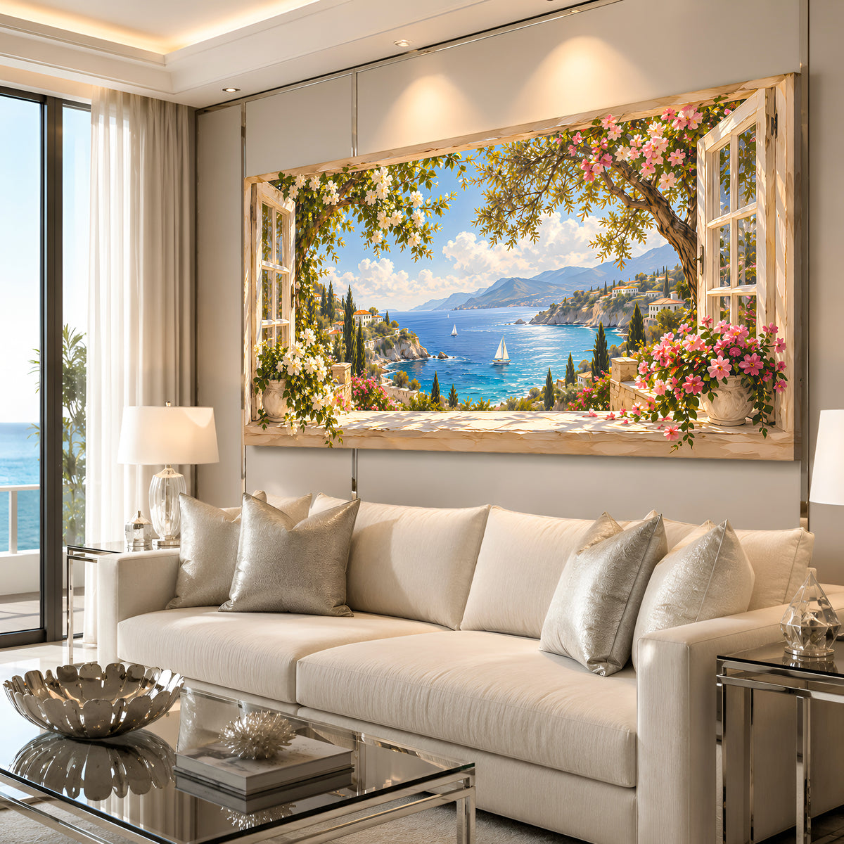 Coastal Window View