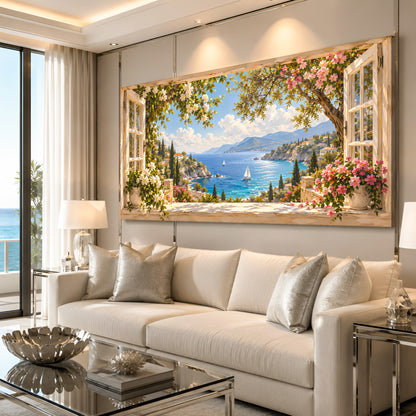 Coastal Window View