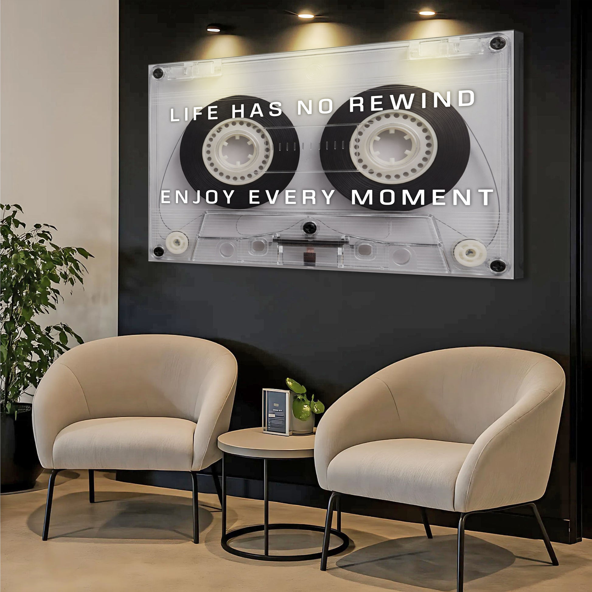 Life Has No Rewind Wall Sign