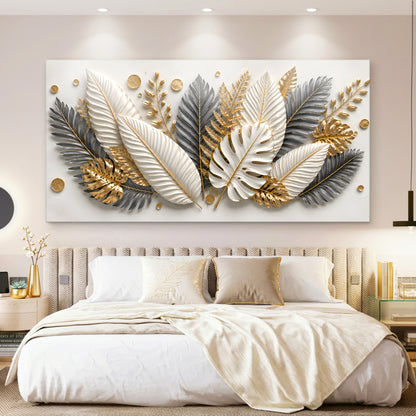 Golden Tropical Leaves