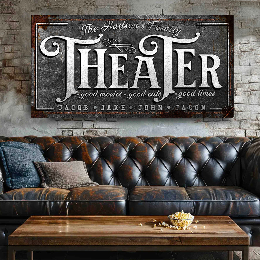 Theater Sign V Style 2 - Image by Tailored Canvases