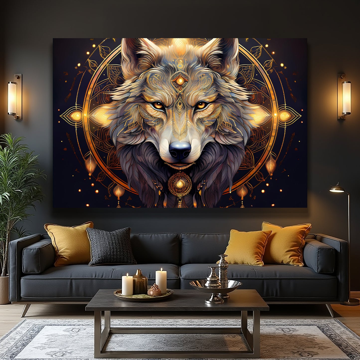 Wolf Head Wall Art