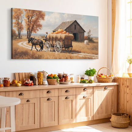 Hay Rides With Grampa Wall Art