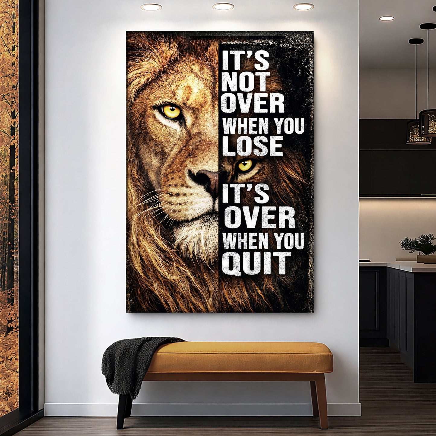 It's Not Over When You Lose Wall Art