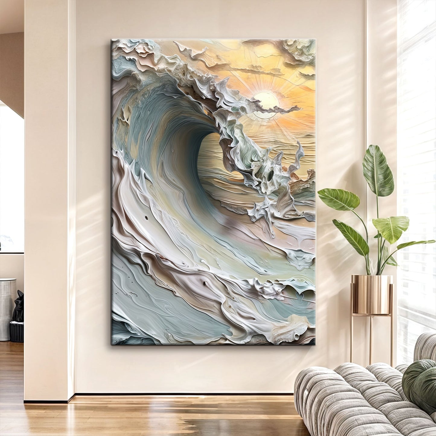 Giant Waves Seascape Wall Art