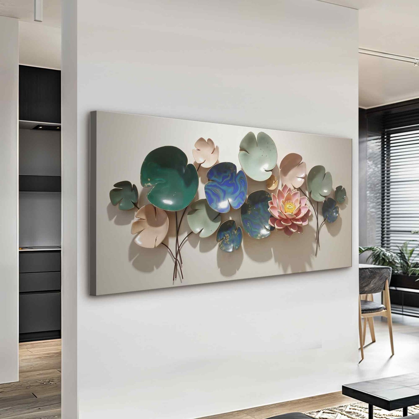 Lotus Leaf Abstract Wall Art VI