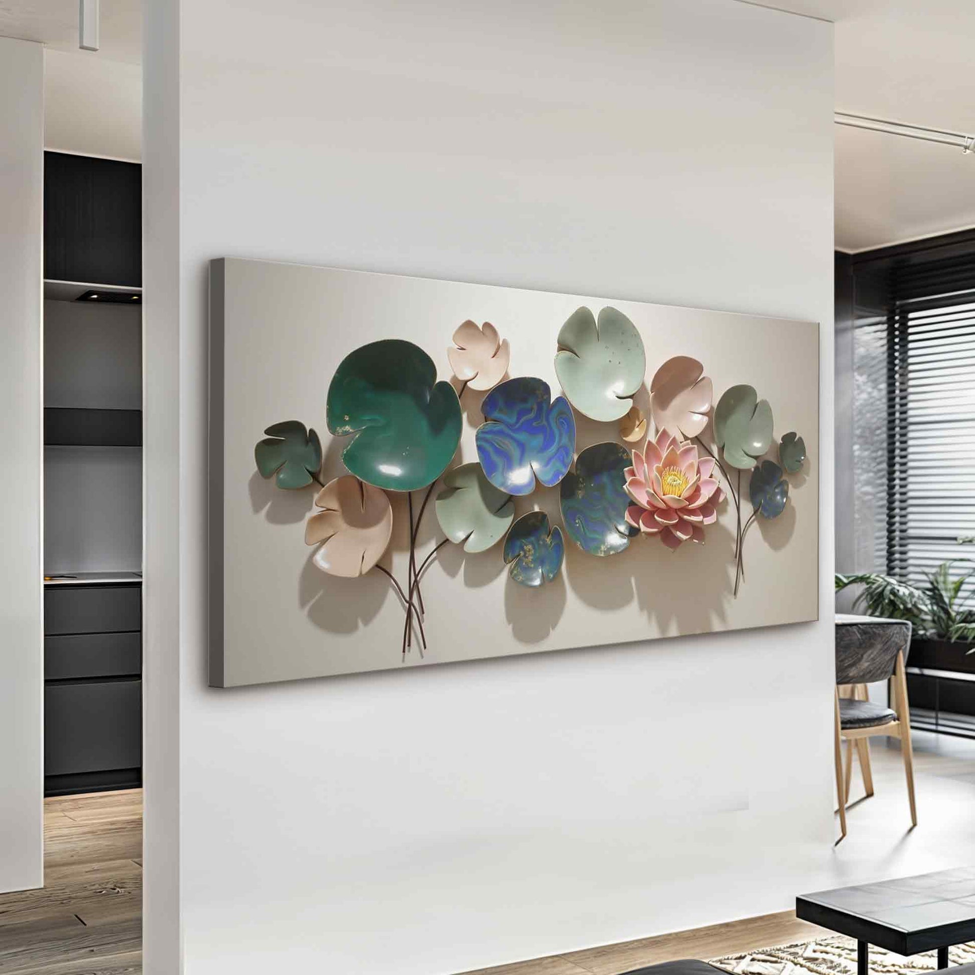 Lotus Leaf Abstract Wall Art VI