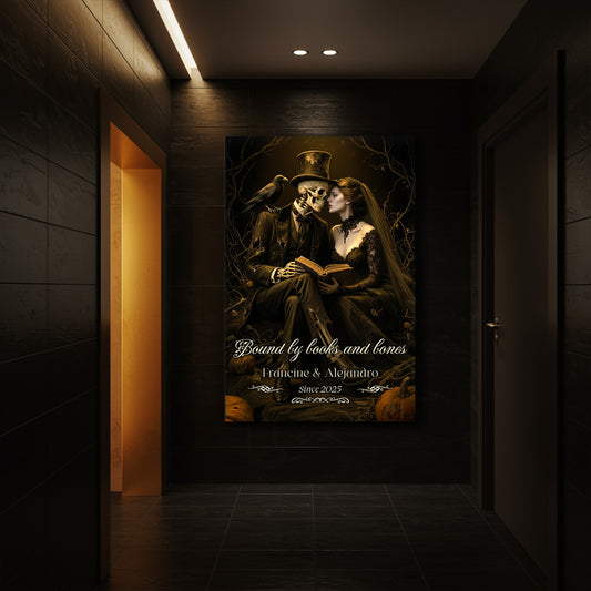 Book Lovers Halloween Wall Sign