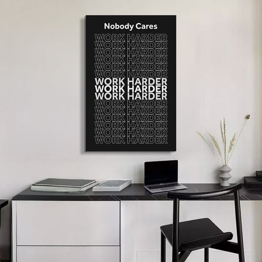 Work Harder Motivational Wall Sign