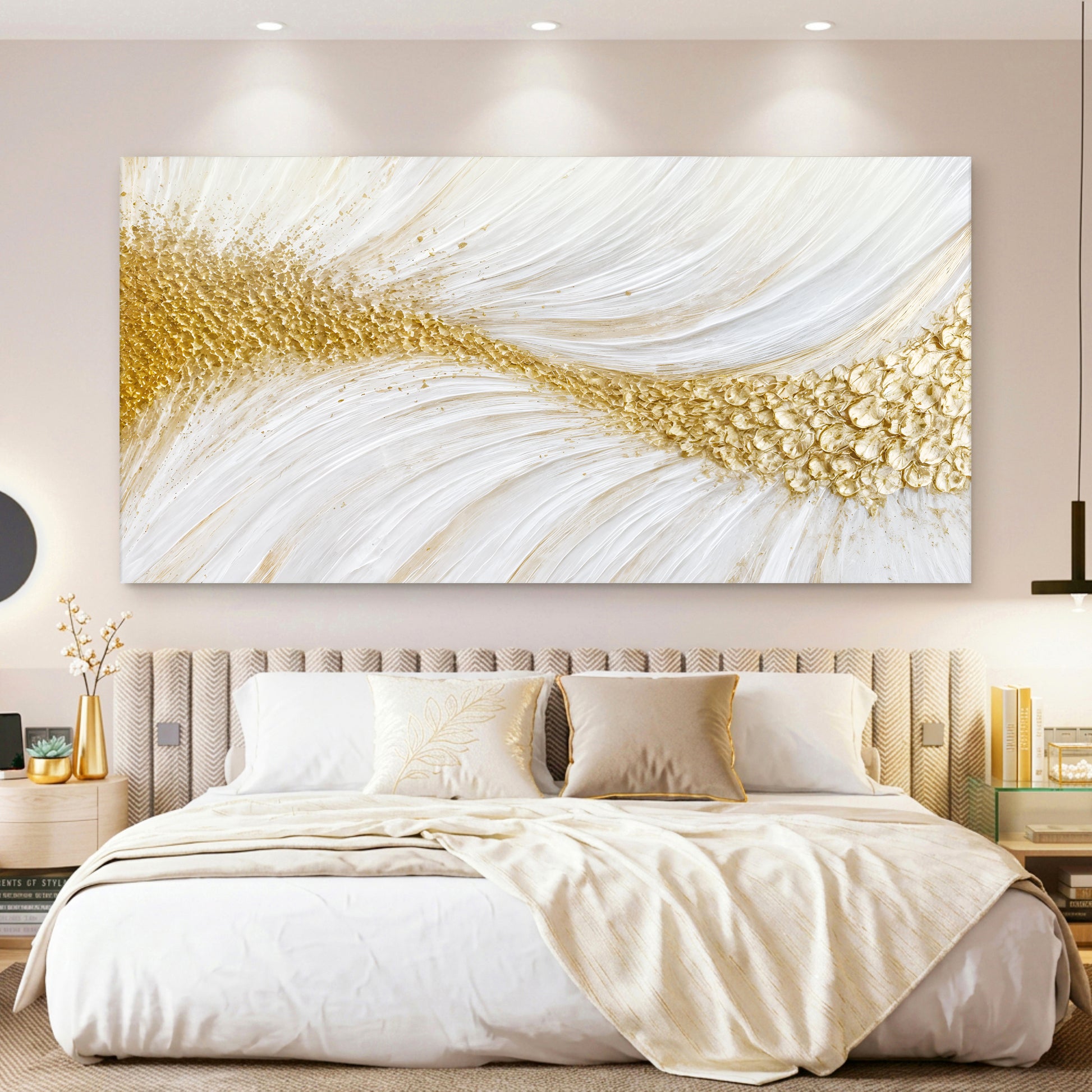 Golden Radiant Flow