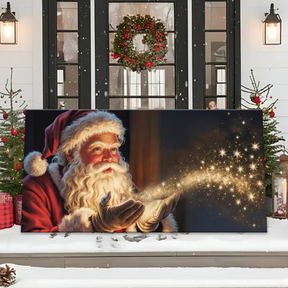 Vintage Santa Claus Christmas Wall Art II