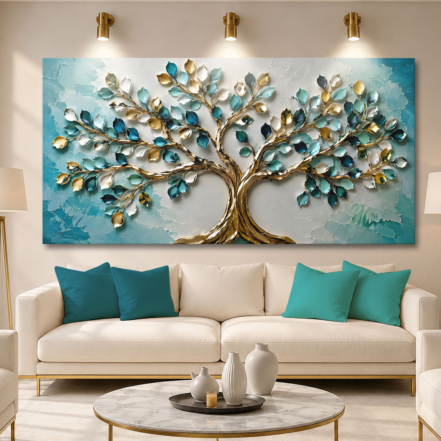 Teal Tree of Life