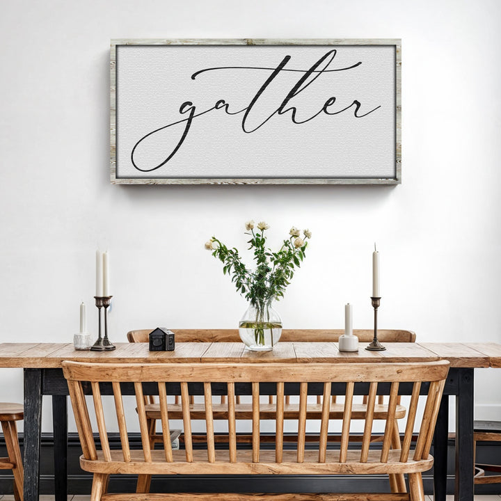 Gather Sign III  - Image by Tailored Canvases