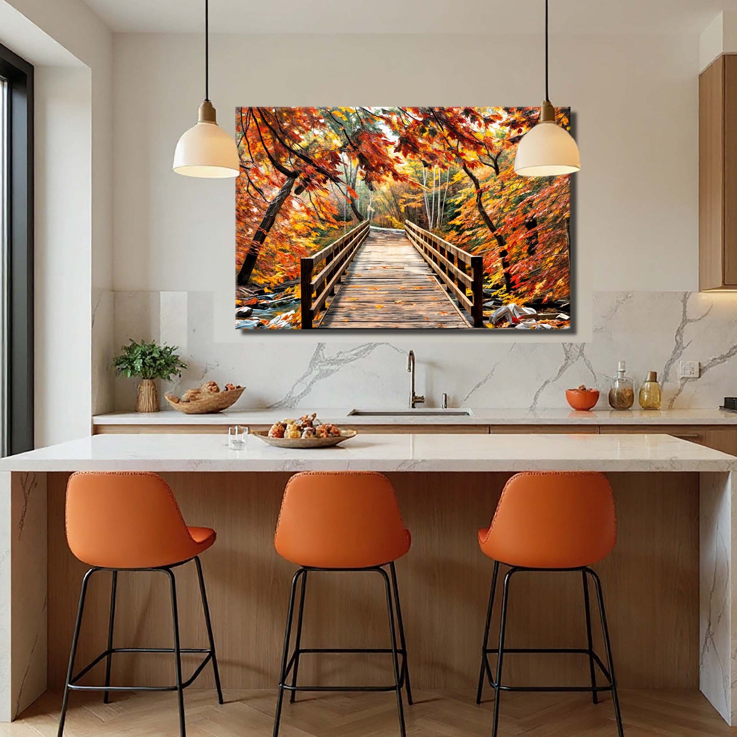 Crossing Autumn Wall Art
