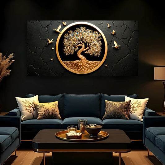 3D Celtic Minimalist Tree of Life Wall Art