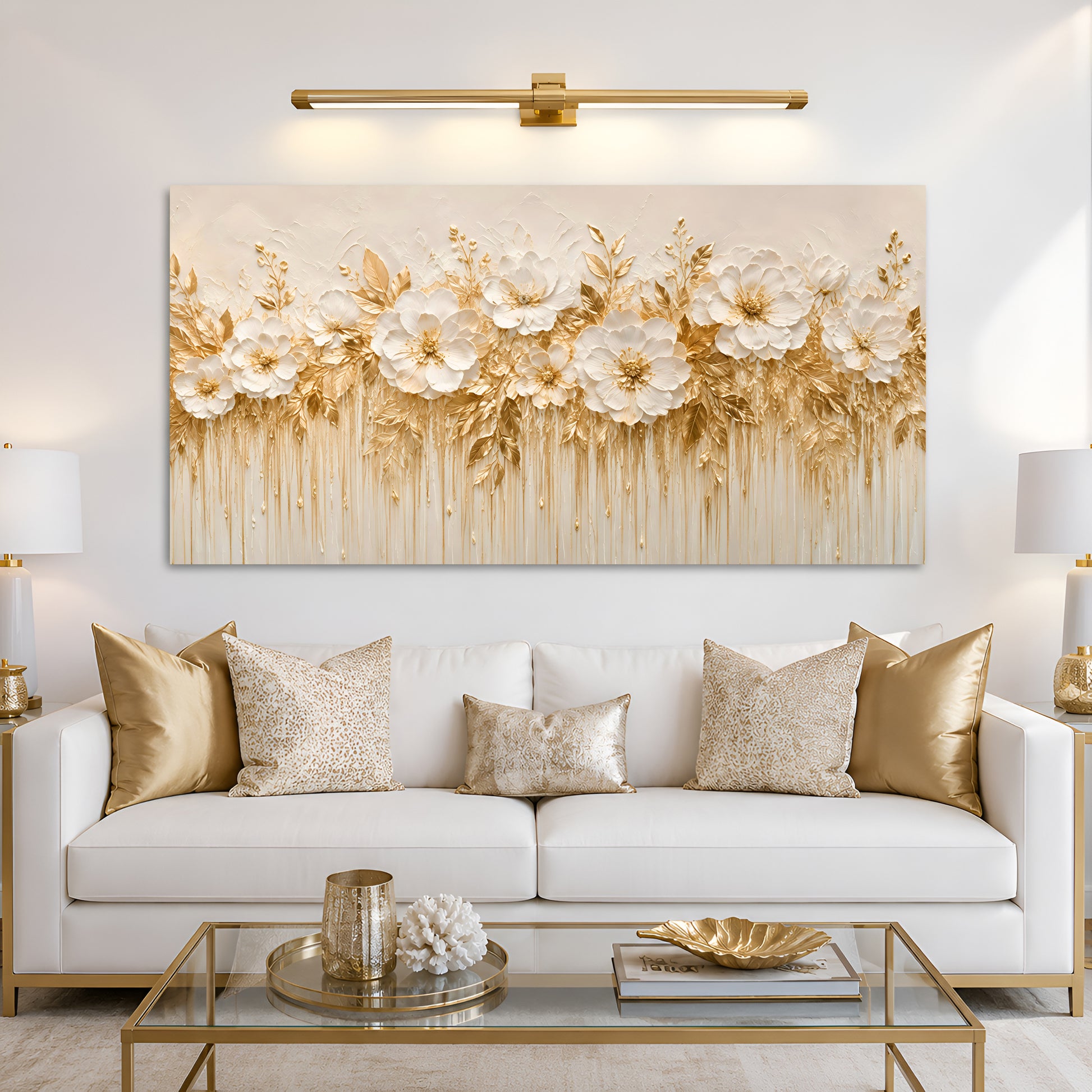 Ivory Blossom Symphony Wall Art