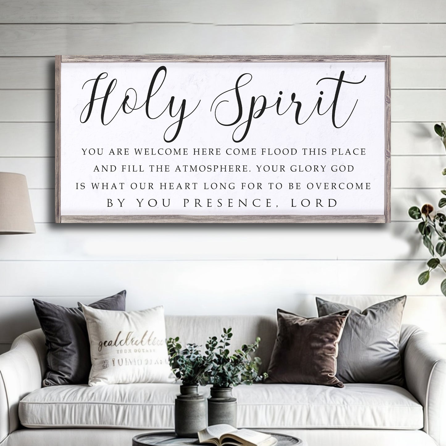 Holy Spirit You are Welcome Here Faith Sign II