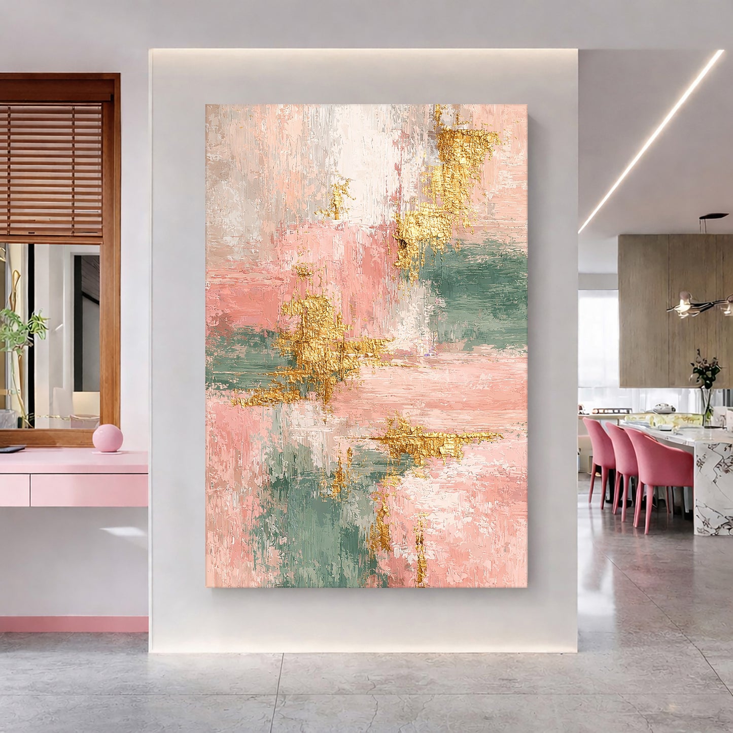 Fragments of Soft Gold Wall Art