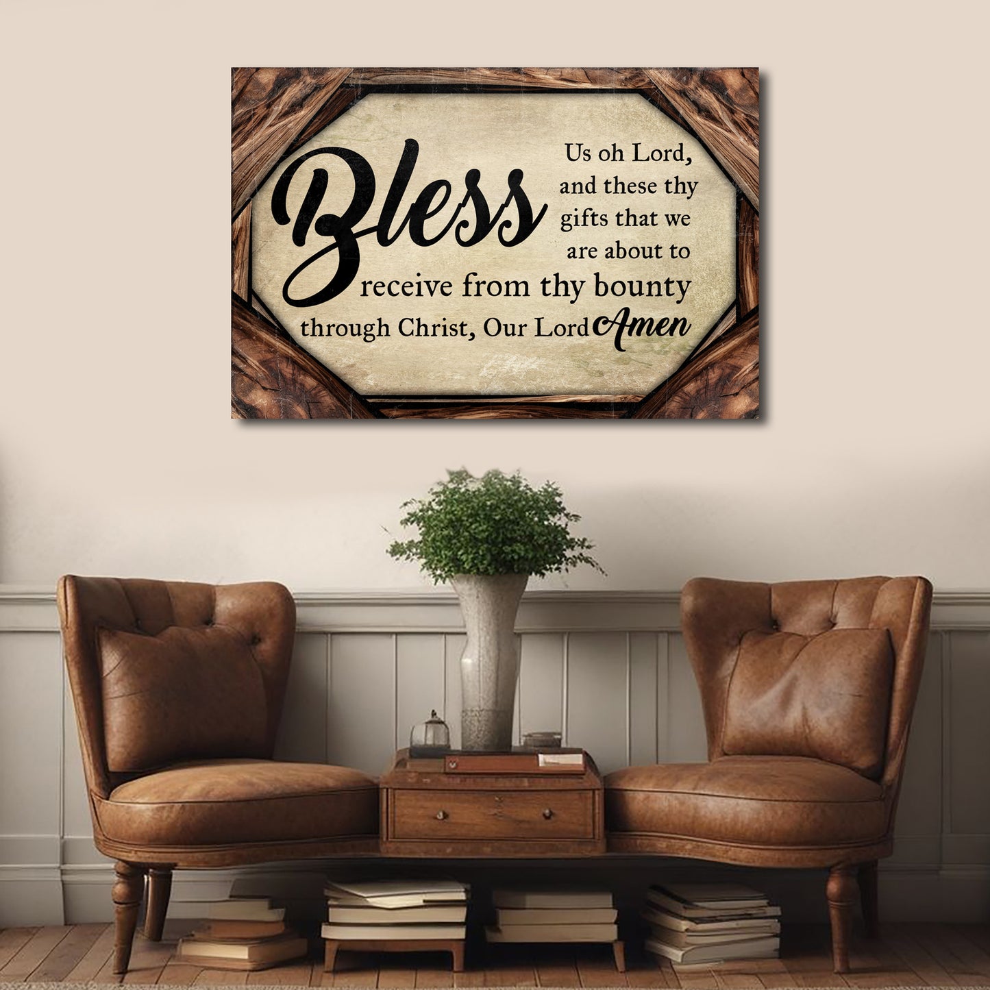 Bless Us Oh Lord Faith Sign II