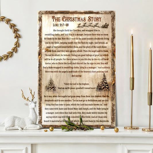 The Christmas Story Sign II - Image by Tailored Canvases