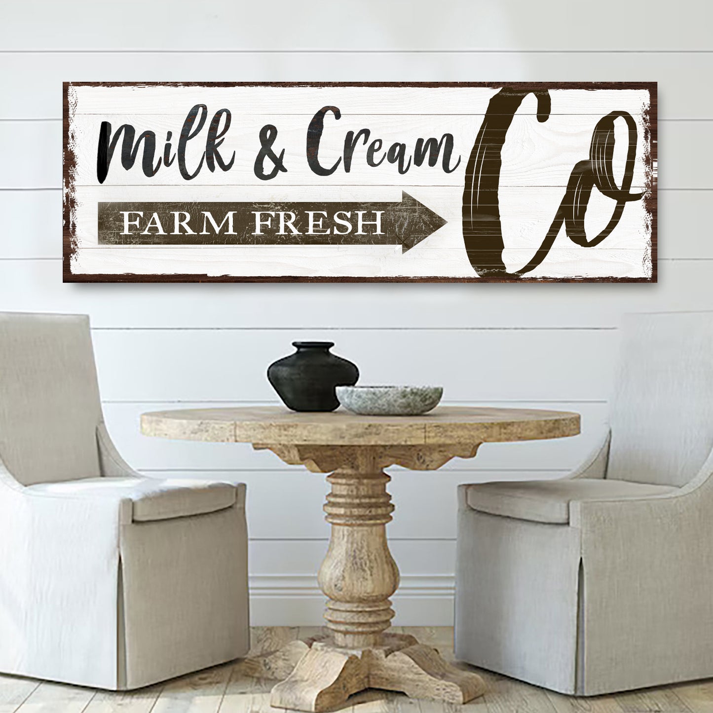 Farm Fresh Milk And Cream Co Sign