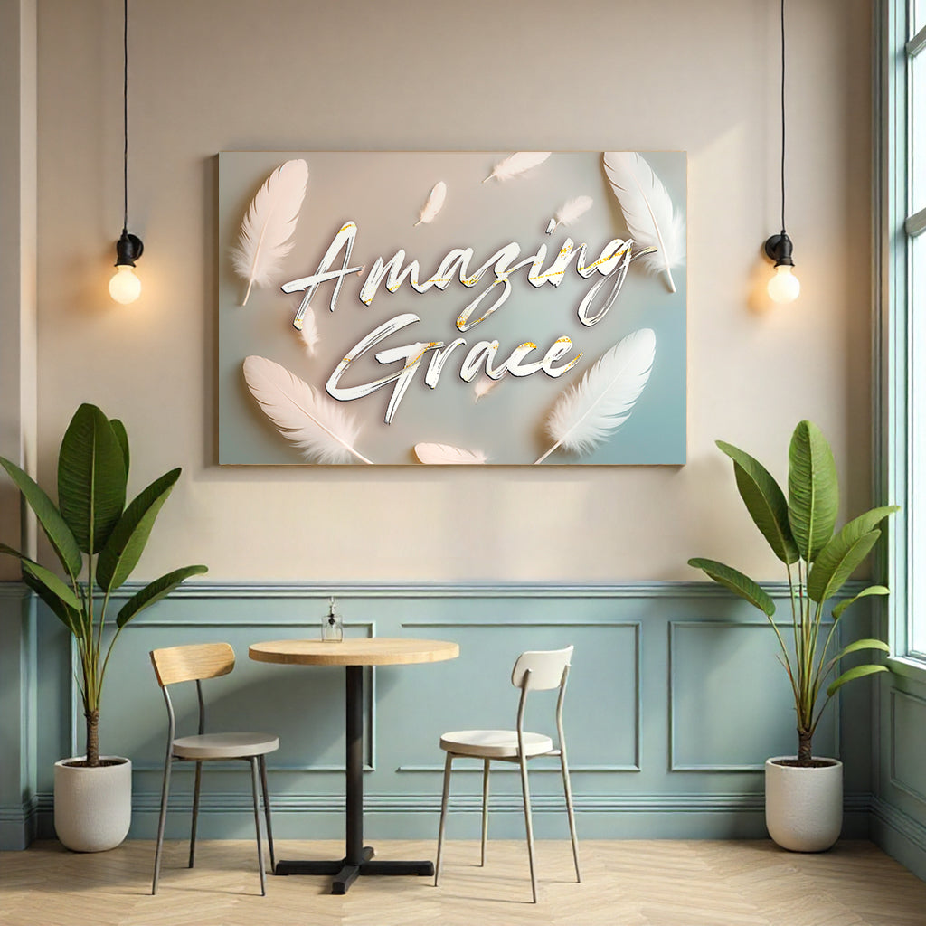 Amazing Grace Faith Wall Sign