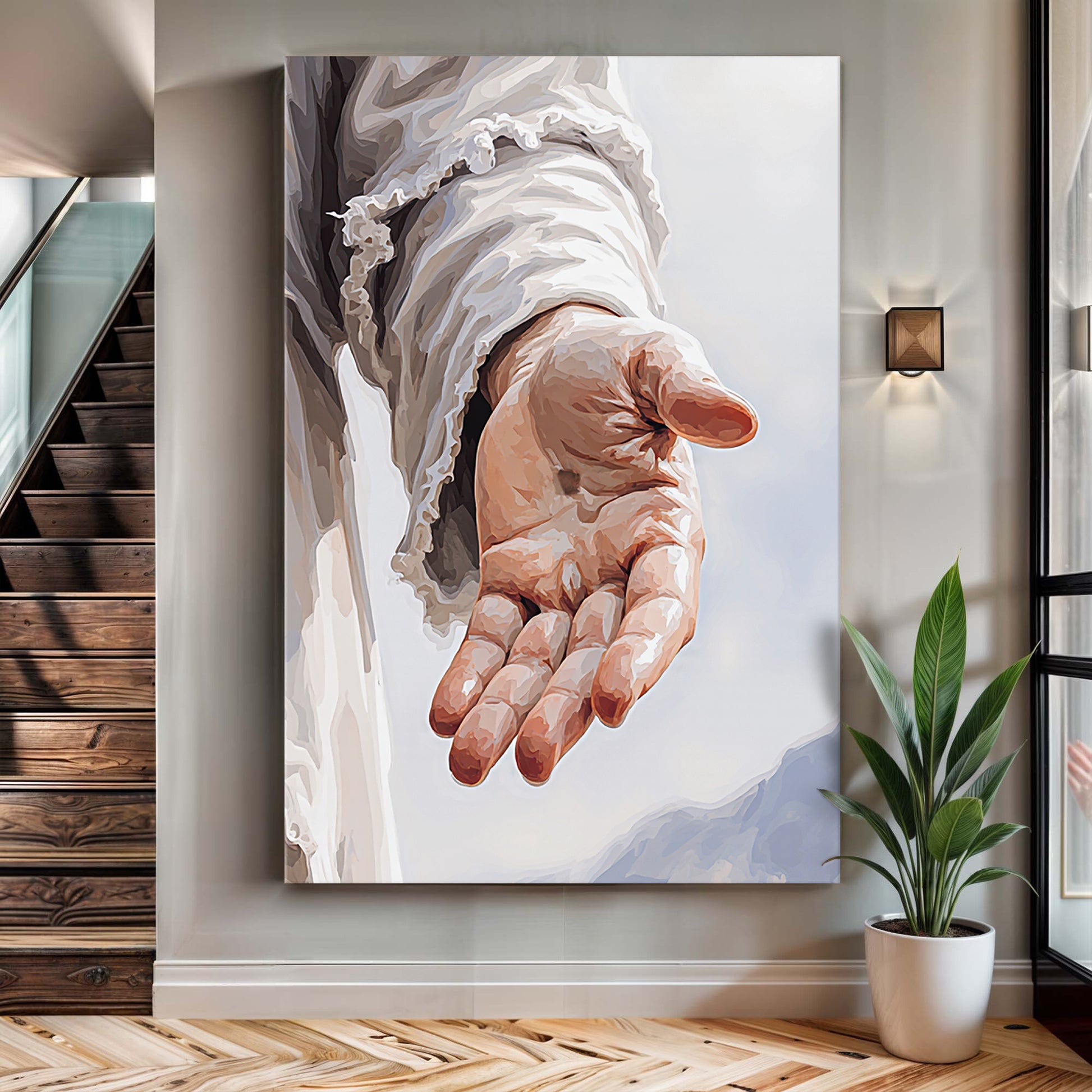The Hand Of Jesus Wall Art II