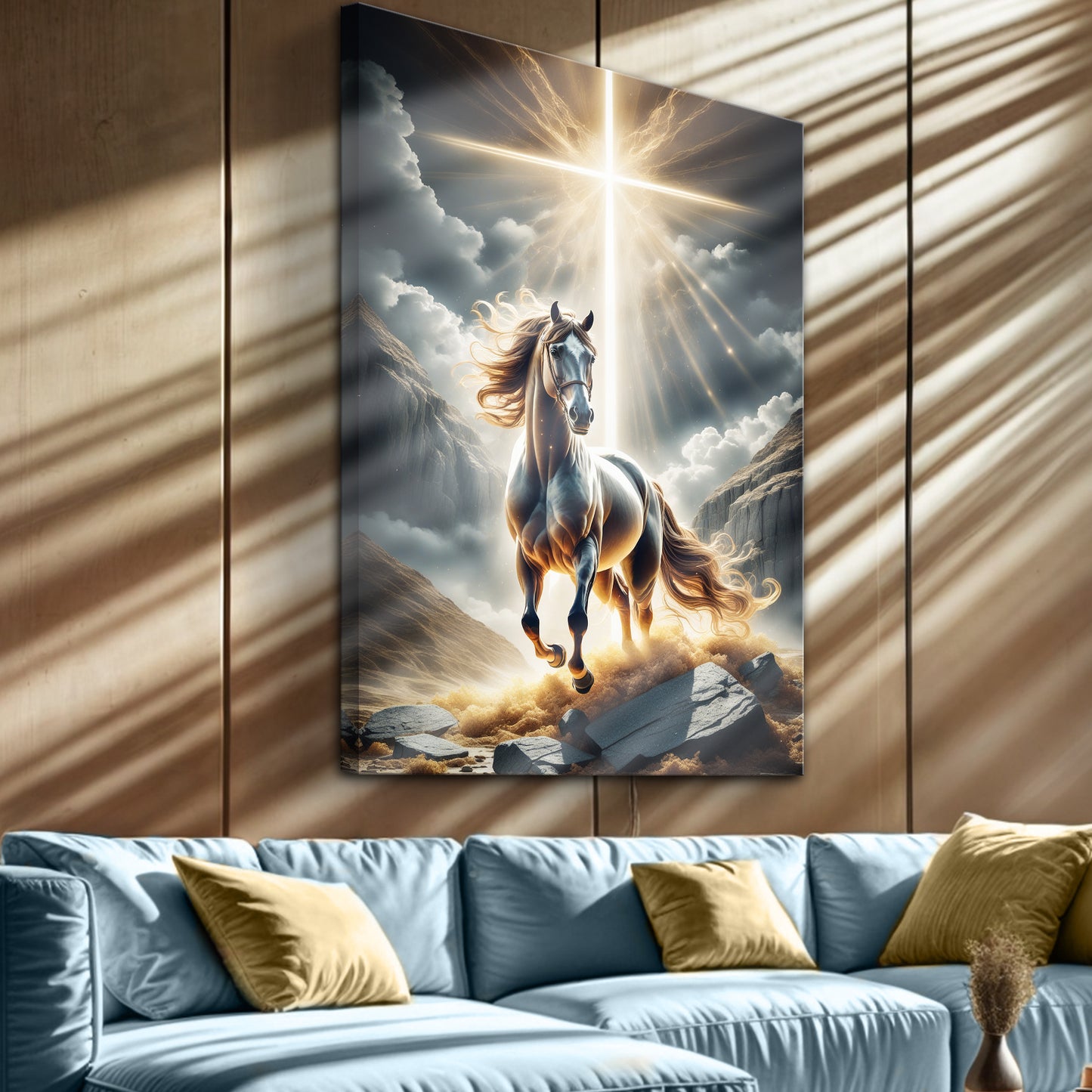 3D Horse Faith Wall Art II